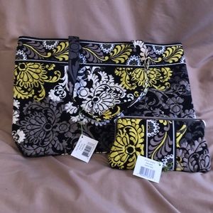 Vera Bradley East West tote & Clutch Wallet
